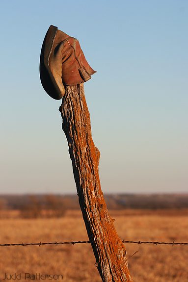 Boot on a Post, Kansas, United States